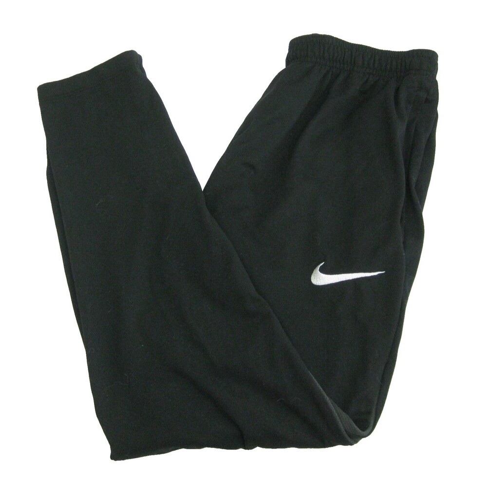 Nike Black Track Pants Mens Athletic Dri-Fit Jogger Sweatpants Sports Fitness